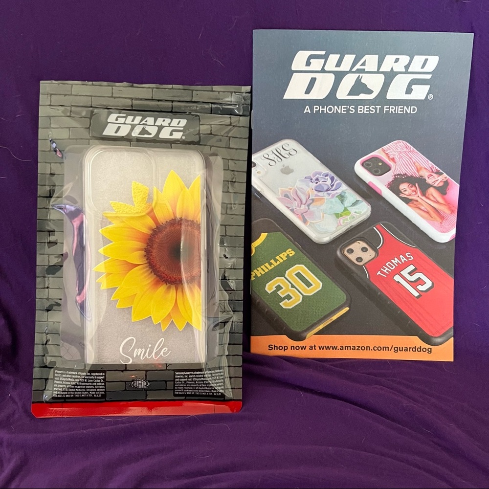 iPhone 13 Pro Sunflower‎ Smile Protective Phone Case Guard Dog Custom Floral NEW